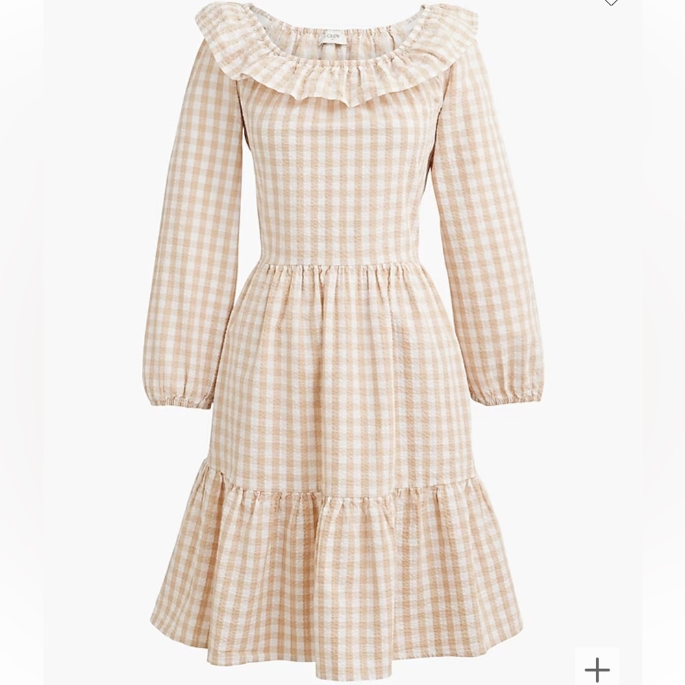J.Crew Ruffleneck Mini Dress (NWT)